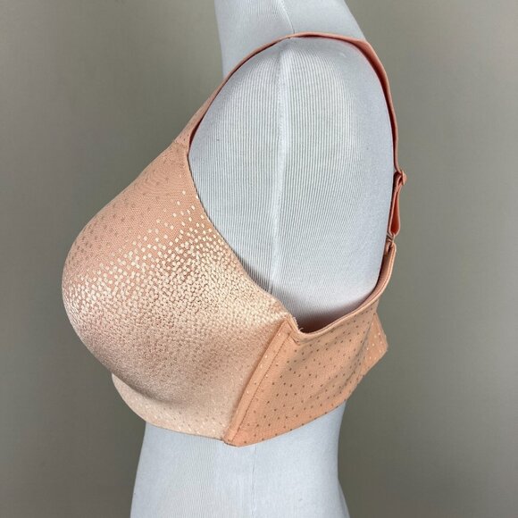 Wacoal Women's 38DDD Back Appeal Wirefree Contour Bra 856303 Padded Cream Peach - Picture 8 of 11